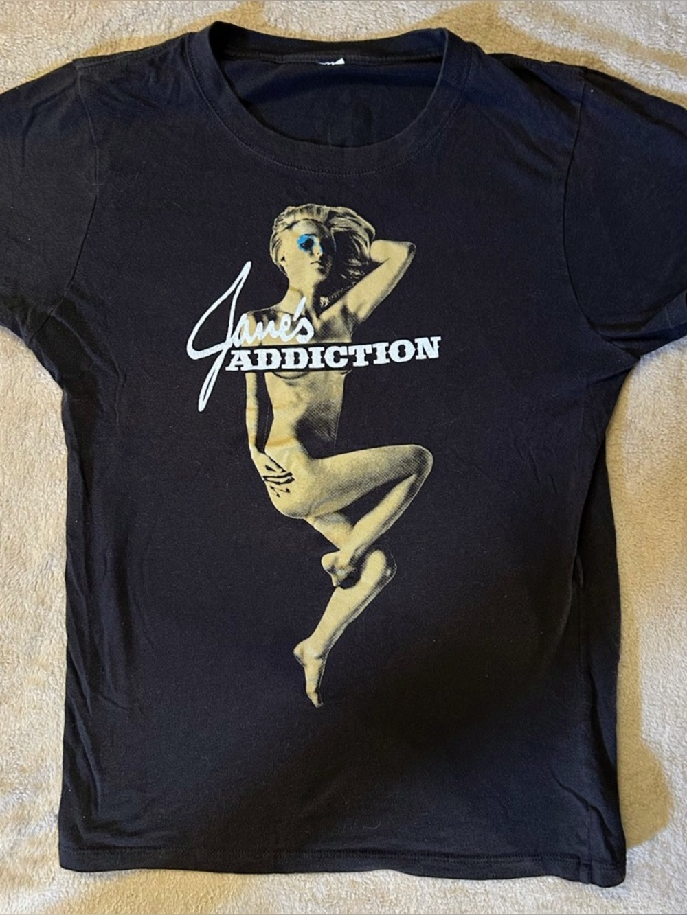 Jane's Addiction Black Graphic Band Tee The Great Escape Artist concert Tee